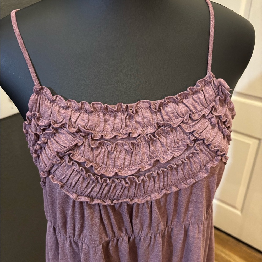 ELOISE at Anthropologie: Rusched Yoke Spaghetti Strap Baby Doll Dress